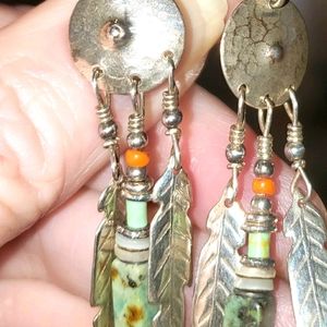 Native American Sterling Earrings